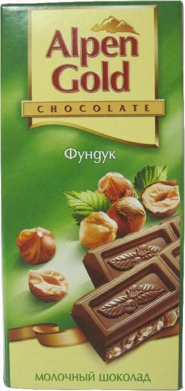 Alpen Gold шоколад фундук