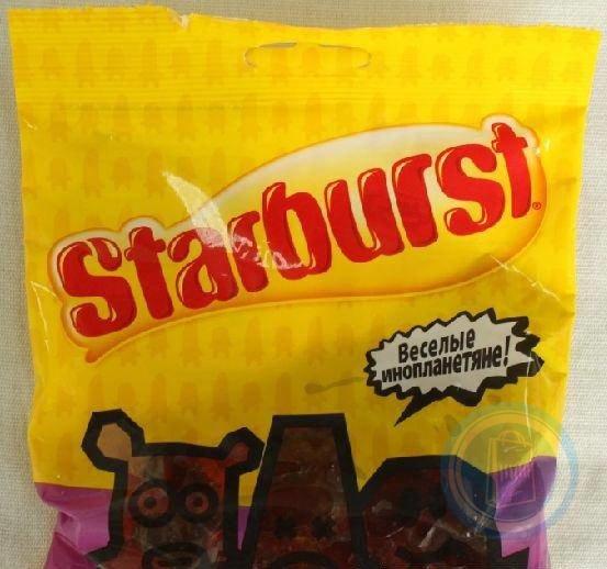 Starburst сосательные конфеты