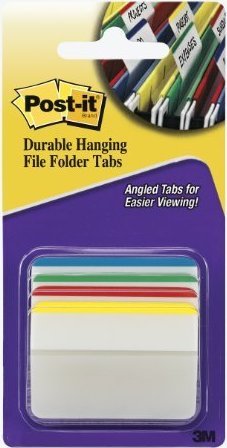 212506710, 21200506710, 51131936195 Post-it(R) Durable Tabs, 2 x