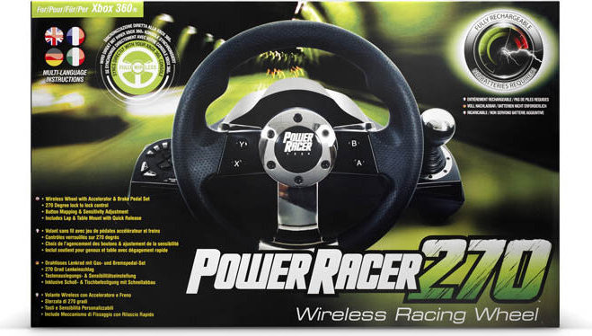 5060213890572 Power Racer 270 Racing Wheel