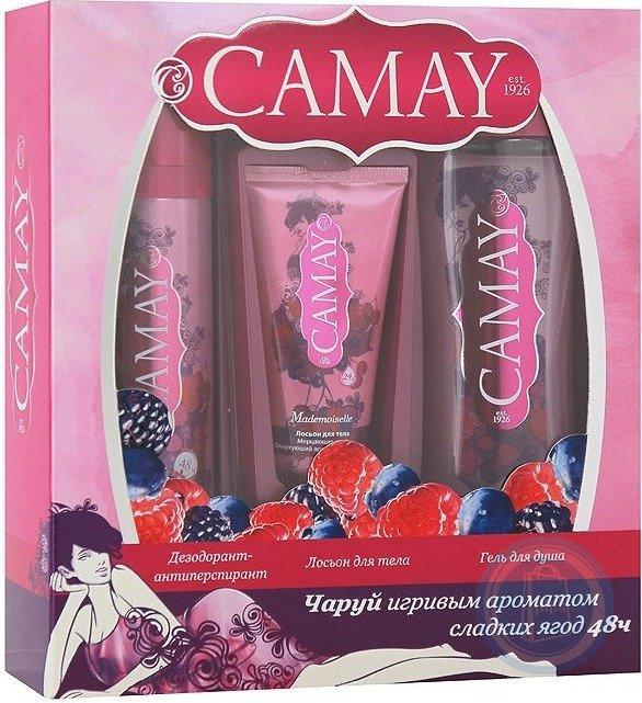 Подарочный набор шампунь и гель для душа. Camay Mademoiselle набор. Подарочный набор Camay мадемуазель. Набор для душа для женщин подарочный Камэй. Камей набор мадемуазель (гель д/душа 250мл+мыло 2шт*85гр).