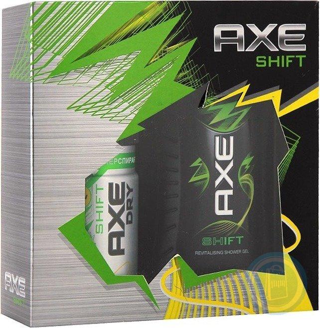 Подарочный набор акс. Axe набор дезодорант и гель. Подарочный набор Axe дезодорант и гель для душа. Гель для душа Axe Shift. Набор акс для мужчин.