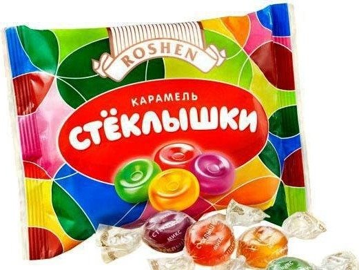 Леденцы стекляшки