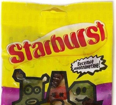 Starburst сосательные конфеты