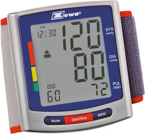 how to use zewa blood pressure monitor