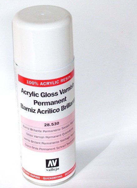 28530 Acrylic Gloss Varnish Permanent Spray Vallejo 28530