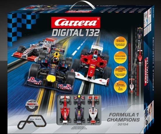 4007486301542 Carrera Digital 132 Formula 1 Champions Race Car Set