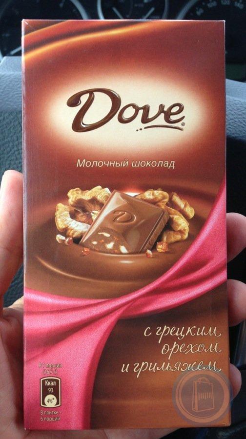 Шоколад dove Горький