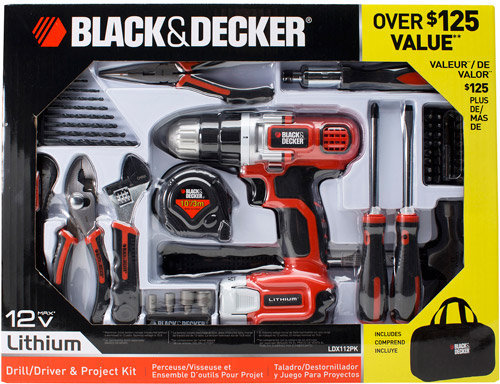 Black and Decker LDX172PK - 7.2V Lithium Cordless Drill Project