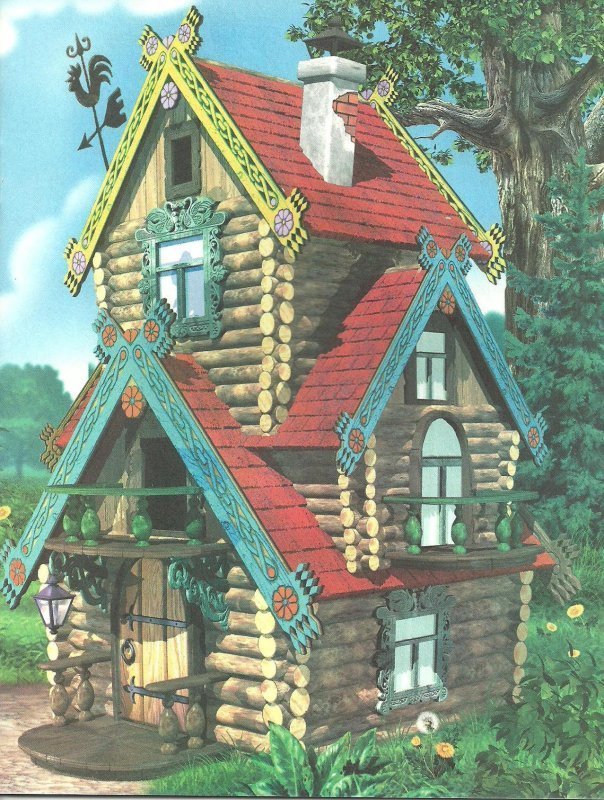 Дом словно волшебный терем из сказки