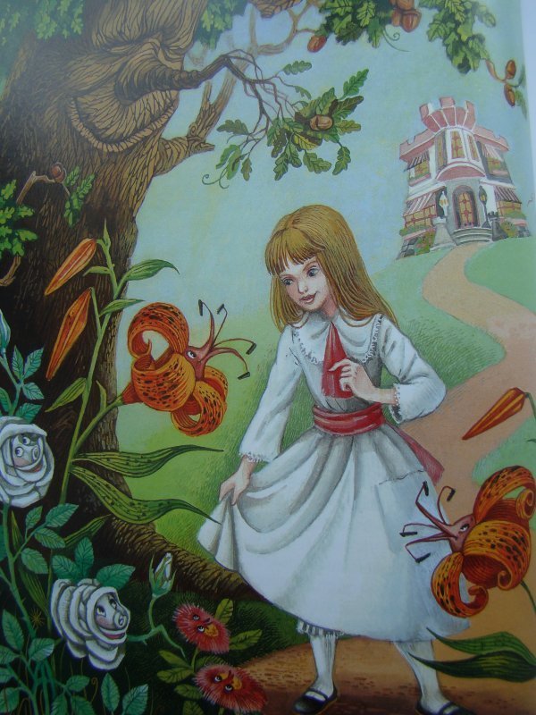 Говорящие цветы рассказ. Алиса в Зазеркалье сказка. Алиса в сказке «Алиса в Зазеркалье. Алиса в Зазеркалье иллюстрации. Алиса в Зазеркалье цветы.