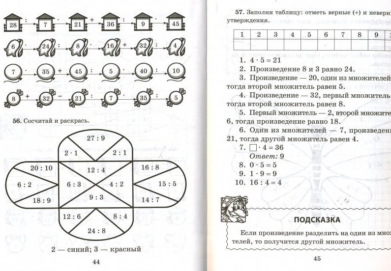 Математика 2 класс задание 4