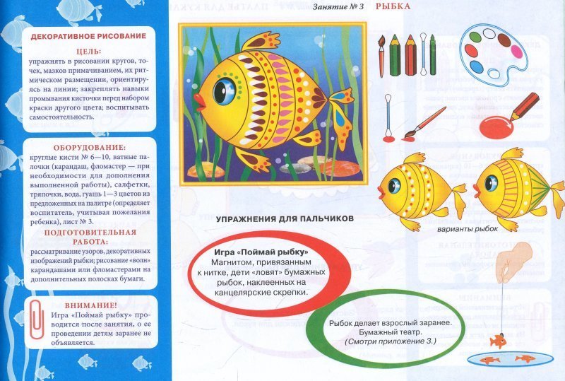 План рыбы 2 младшая группа