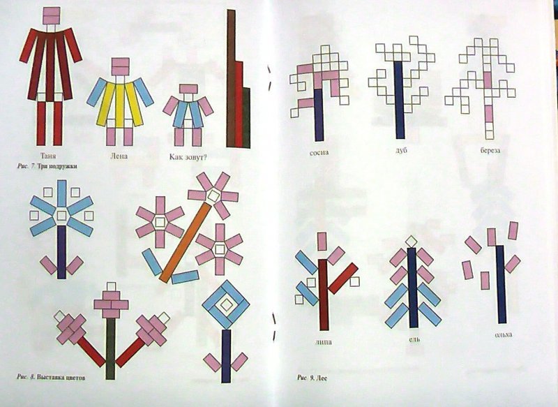 Палочки кюизенера схема цветок