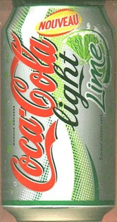 positur Skælde ud Perpetual 5449000118219 COCA-COLA-Cola with lime (diet)-330mL-VIVEZ LIGHT:  EVADEZ--France