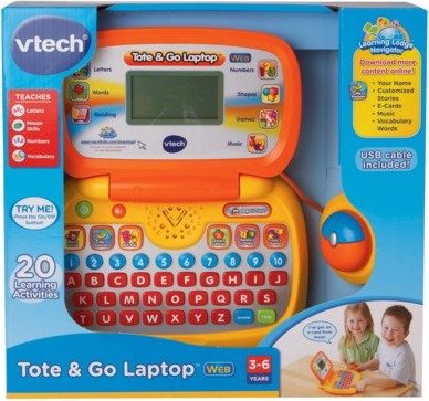 VTech Tote and Go Laptop, Orange