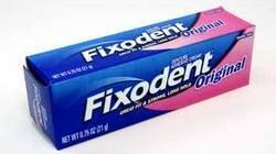 Fixodent denture adhesive cream, original, strong and long hold - 0.75 oz