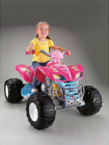 27084744989 27084770858 Fisher Price Power Wheels Pink Barbie KFX