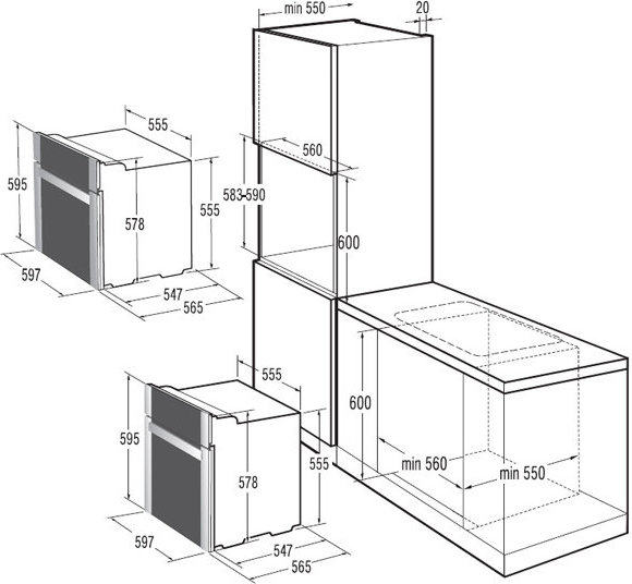 Духовой шкаф gorenje classico bo731cli