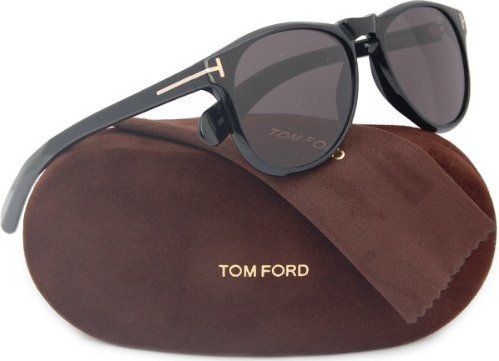 4820008090287 TOM FORD FT0291 Flynn Sunglasses Shiny Black w/ Smoke  Gradient (01B) TF291 60mm Authen