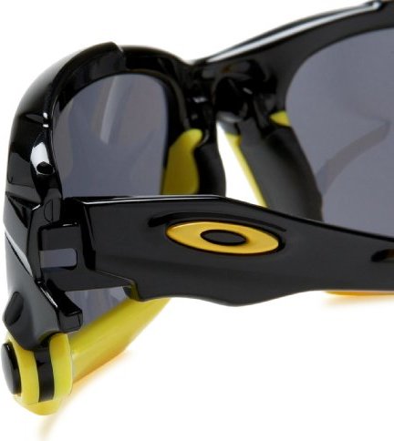 Persona australiana Increíble Asistencia 700285277677 Oakley Men"s Jawbone LIVESTRONG Sunglasses,Polished Black/Black  Iridium,one size