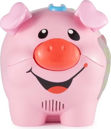 Fisher-Price Laugh & Learn Bilingual Piggy Bank, Pink