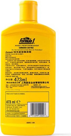 Formula 1 615026 Carnauba Paste Car Wax 8 oz