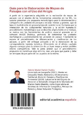 9783659025235 Guía Para La Elaboración De Mapas De Paisajes Con El Uso ...