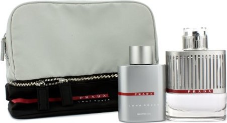 8435137732265 PRADA LUNA ROSSA 2-Piece Gift Set for MEN ( FL OZ EDT  Spray, Shower Gel in a Pouch)