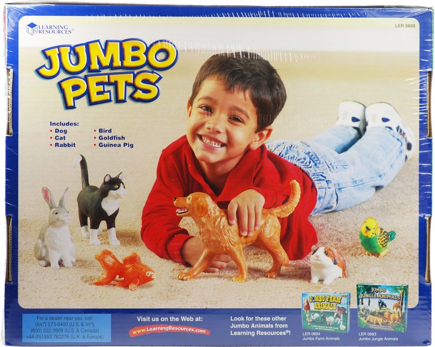 765023806885 Learning Resources - Jumbo Animals - Domestic Pets
