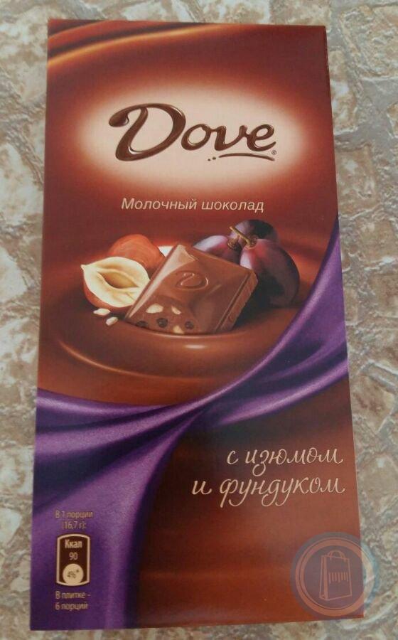 Шоколад dove молочный с инжир 90г Россия