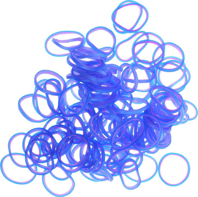 Rainbow Loom Pearl Purple & Blue Rubber Bands Refill Pack [600 ct]