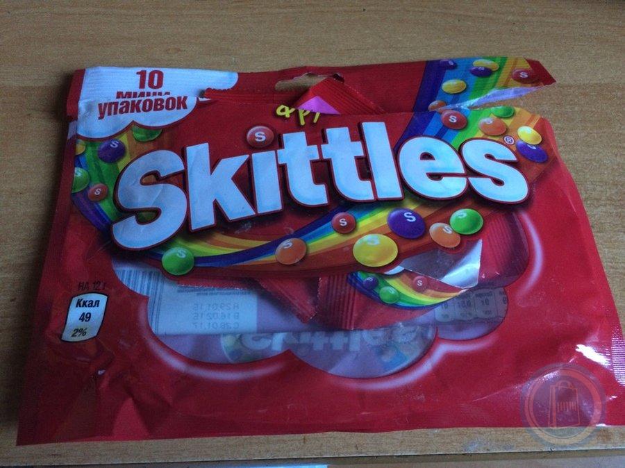 Гравитационный дисплей для skittles