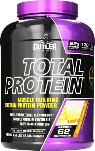 810150021158 Cutler Nutrition Total Protein Muscle Building Sustain Protein  Powder, Banana Cream Pie