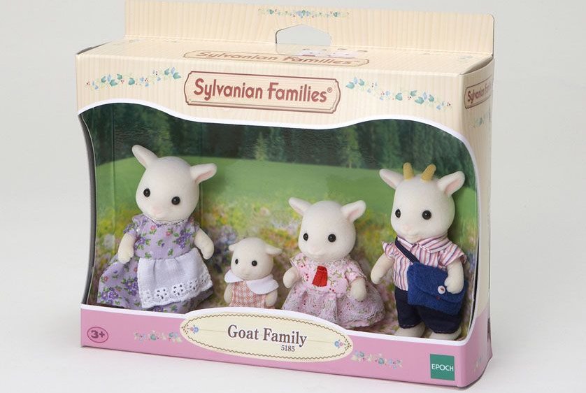 Где находится фэмили. Sylvanian Families семья козликов. Сильвания Families игрушки 1985. Sylvanian Families 5364. Семья Сильвиан Фэмили.