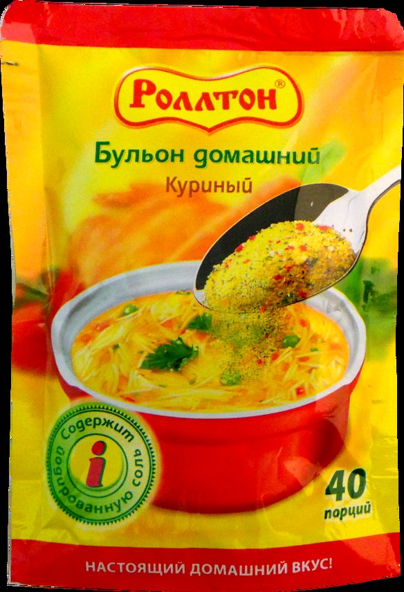 Куриный бульон в коробках