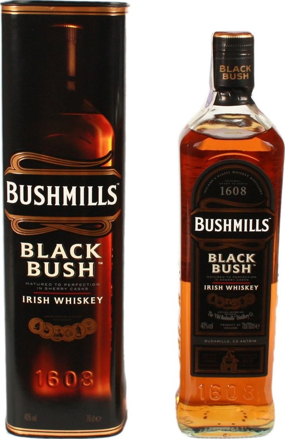 Бушмилс блэк буш. Бушмилс Блэк Буш 0.7. Bushmills Black Bush 80/20. Виски Бушмилс Блэк Буш черри. Black Bush виски.