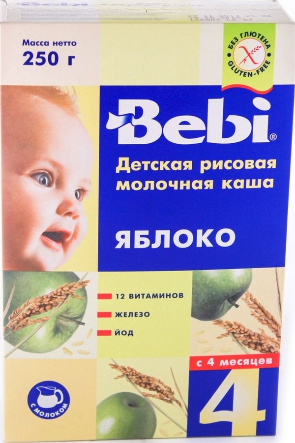 Детская каша bebi premium безмолочная гречневая