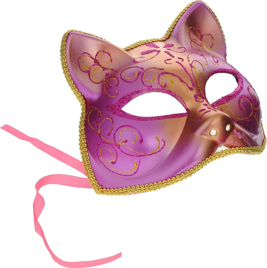 Розовая маска цена. Маска кошка розовая. Карнавальные маски для детей розовая пантера. "Патибум" маска кошка розовая. Маска Феникс для детей.