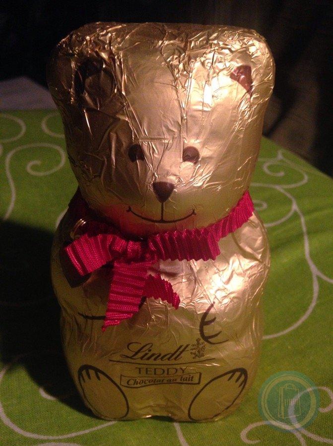 Фигурный шоколад Lindt золотой Медвежонок