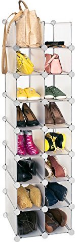 4742943013346 Tatkraft Smart Interlocking Storage Shelves Cube Modular Shoe  Rack Book Shelves Multi