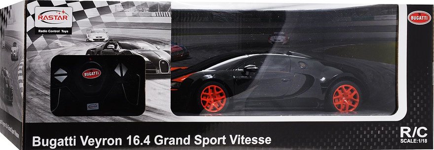 Scale Licensed Bugatti Veyron Grand Sport Vitesse Rc Car Rtr Colors May Var