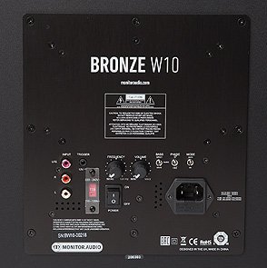 Monitor Audio Bronze Series W 10 Powered Subwoofer - Black Oak
