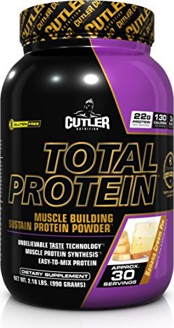 Cutler Nutrition - Total Protein Muscle Building Sustain Protein Powder  Strawberry Graham Cracker 30 Servings - 2.18 lbs.