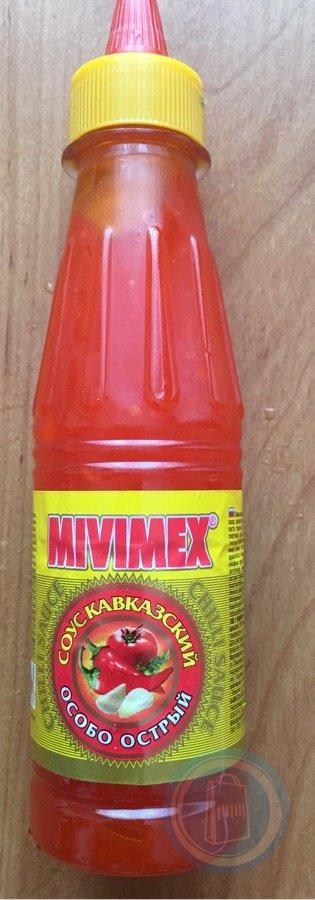 Соус mivimex перцовый с чесноком и помидорами