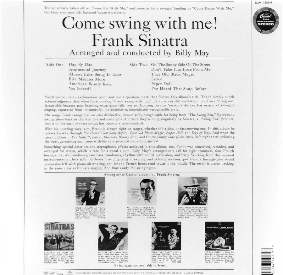 Текст песни фрэнк синатра. Frank Sinatra – Frankie (LP). Frank Sinatra come Swing with me LP. Свинг Фрэнк Синатра. Frank Sinatra come Dance with me.