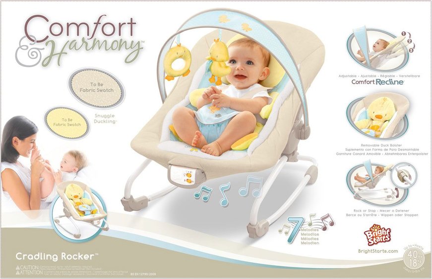 Comfort harmony bright starts шезлонг