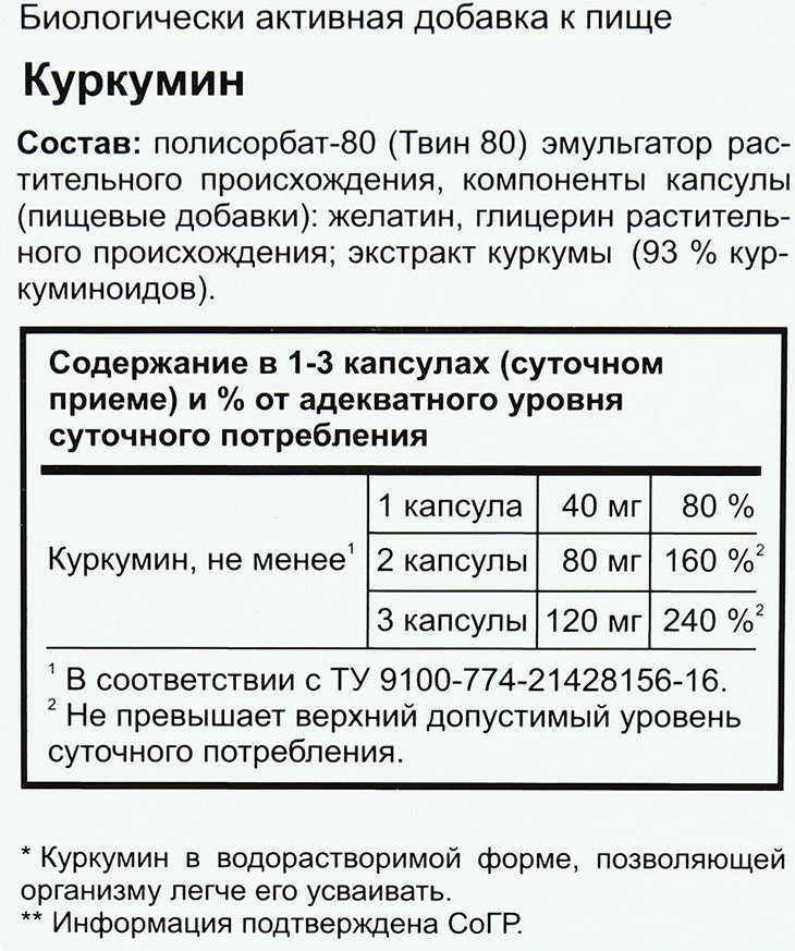 Куркумин Инструкция По Применению Цена Таблетки