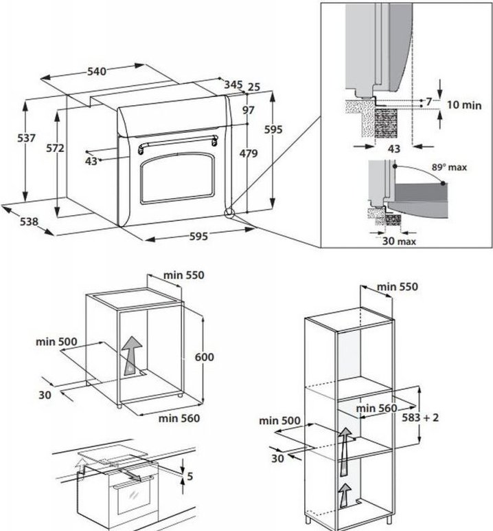 Ariston hotpoint fit 804 h ow ha духовой шкаф