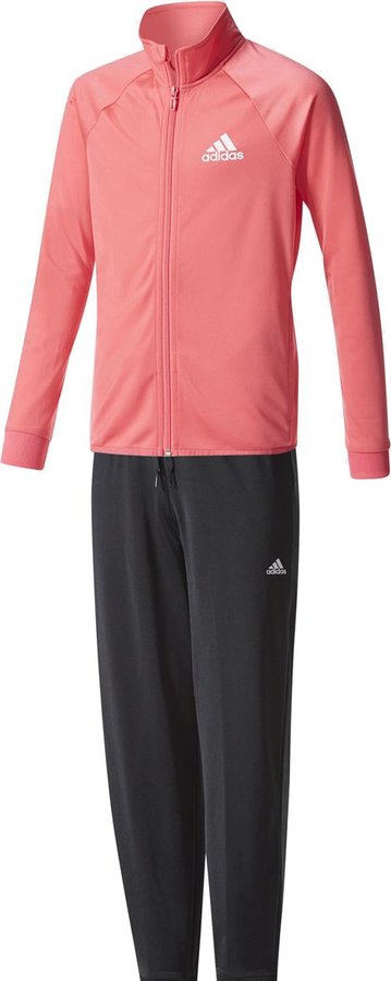4058032206903 Спортивный костюм для девочки Adidas Yg S Entry Ts, цвет: розовый, черный. CF1245. Раз